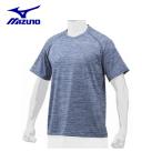 ミズノ 野球ウェア 半袖Tシャツ メンズ 杢 丸首 12JA8T0214 ミズノプロ MIZUNO