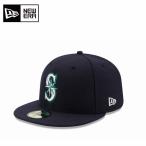 ニューエラ キャップ 帽子 メンズ レディース 59FIFTY フィフティー MLB メジャーリーグ ベースボール オンフィールド シアトル・マリナーズ 11449340 NEW ERA