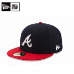 ニューエラ キャップ 帽子 メンズ レディース 59FIFTY フィフティー MLB メジャーリーグ ベースボール アトランタ・ブレーブス ホーム 11449395 NEW ERA