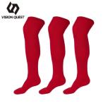 野球 ソックス メンズ 3Pカラーソックス ロングタイプ VQ550401J06 ビジョンクエスト VISION QUEST