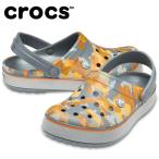 クロックス クロックサンダル メンズ レディース クロックバンド プリンテッド クロッグ Crocband Printed Clog 205834-02Q crocs