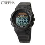 kre мех бег наручные часы мужской женский teruba солнечный TE-D192-BK CREPHA
