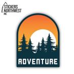 ステッカーズノースウエスト STICKERS NORTHWEST ステッカー ADVENTURE SUN SETTING 0357-LSTK