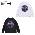 スポルディング SPALDING バスケットボール 長袖シャツ ジュニア ロングスリーブ Ｔシャツ マーブルボール SJT191550