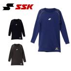 エスエスケイ SSK 野球 アンダーシャツ 長袖 ジュニア SCβ蓄熱やわらかローネック長袖アンダーシャツ SCBE200LLJ