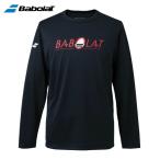 バボラ Babolat テニスウェア Tシャツ 長袖 メンズ VSロングスリーブシャツ BUP1550-BK00