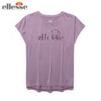 エレッセ ellesse テニスウェア Tシャツ 半袖 レディース ショートスリーブ メランジTシャツ EW00313-PU