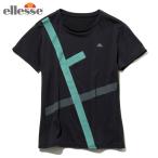 エレッセ ellesse テニスウェア ゲームシャツ レディース コートラインシャツ EW021307-K