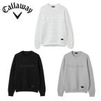キャロウェイ ゴルフウェア セーター メンズ プレーティング＆ガーター編み撥水ニット C21218102 Callaway