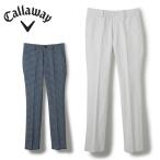 キャロウェイ ゴルフウェア ロングパンツ メンズ ホース千鳥プリント ストレートパンツ C21226106 Callaway