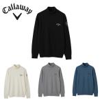 キャロウェイ ゴルフウェア セーター メンズ カノコ編みタートルネックニット C21218109 Callaway