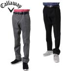 キャロウェイ ゴルフウェア ロングパンツ メンズ フラノ風ニットテーパードパンツ C21226109 Callaway