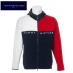 トミーヒルフィガーゴルフ TOMMY HILFIGER GOLF ゴルフウェア ジャケット メンズ ミドルゲージニットパーカー THMA176