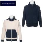 トミーヒルフィガーゴルフ TOMMY HILFIGER GOLF ゴルフウェア ジャケット メンズ フラッグワッペンフリースパーカー THMA190