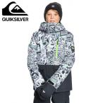クイックシルバー QUIKSILVER スノーボードウェア ジャケット ジュニア MISSION PRINTED BLOCK YOUTH JK EQBTJ03147