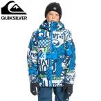クイックシルバー QUIKSILVER スノーボードウェア ジャケット ジュニア MISSION PRINTED YOUTH JK EQBTJ03148