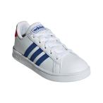 Yahoo! Yahoo!ショッピング(ヤフー ショッピング)アディダス ジュニアスニーカー ジュニア グランドコート GX5742 LUQ24 adidas 白色