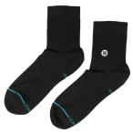 スタンス ソックス STANCE SOCKS ソックス メンズ ICON QUARTER A356A21IQT BK