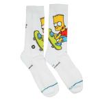 スタンス ソックス STANCE SOCKS ソックス メンズ BART SIMPSON A556A22BAR WH