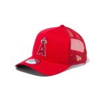 ニューエラ NEW ERA 帽子 キャップ メンズ レディース 9FORTY A-Frame トラッカー ロサンゼルス エンゼルス スカーレット チームカラー 12746919