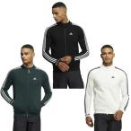 アディダス ゴルフウェア セーター メンズ スリーストライプス 防風 長袖ライニングフルジップセーター KO710 adidas 秋冬
