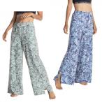 ロキシー ROXY 水着 ロングパンツ レディース RIPPLE PAISLEY PANTS UVカット ビーチパンツ RLY211043