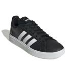 アディダス スニーカー メンズ レディース グランドコート TD コート GW9251 LIT50 adidas 通学シューズ 通学靴 黒靴 ブラック 黒色
