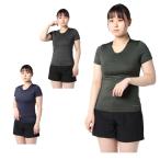  Vision Quest VISION QUEST фитнес купальный костюм раздельный женский короткий рукав separe-tsu2in1 брюки VQ470206M05