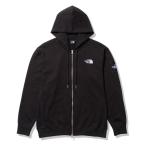 ショッピングNORTH ザ・ノース・フェイス スウェットパーカー メンズ スクエアロゴフルジップ Square Logo Full Zip NT12335 K THE NORTH FACE ノースフェイス