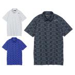 ☆スリクソン SRIXON ゴルフウェア ポロシャツ 半袖 メンズ リーフ総柄ダブルジャカードシャツ RGMVJA07