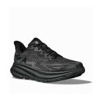 ホカ HOKA ランニングシューズ レディース クリフトン 9 ワイド CLIFTON9 WIDE W 1132211 ブラック/ブラック BBLC