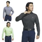 アディダス ゴルフウェア ポロシャツ 長袖 メンズ モノグラム ボタンダウンシャツ MKS01 adidas