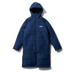 フィラ ベンチコート ジュニア キッズ 130-160cm 143-714 FILA ロングコート ロング丈 保温 防寒 冬 暖かい スポーツ観戦 子供