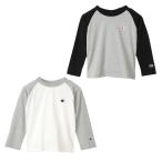 ショッピングチャンピオン tシャツ チャンピオン Champion Tシャツ 長袖 ジュニア キッズ ラグランロングスリーブTシャツ CK-Y403