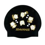 ショッピングスイムキャップ スワンズ SWANS スイムキャップ シリコン メンズ レディース シリコーンキャップ パンダ SA-7 PAN