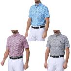 フットジョイ FootJoy ゴルフウェア ポロシャツ 半袖 メンズ サクラソウプリント半袖ボタンダウンシャツ FJ-S24-S12