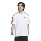 アディダス Tシャツ 半袖 メンズ エッセンシャルズプラス ルーズフィット スリーストライプス 半袖Tシャツ JF3946 KWE96 adidas