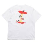 ショッピングりんご チャムス CHUMS Tシャツ 半袖 レディース アイムフルオブアップルズTシャツ CH11-2373 White