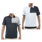 ショッピングトミー トミーヒルフィガーゴルフ TOMMY HILFIGER GOLF ゴルフウェア ポロシャツ 半袖 メンズ カラーブロック リンクスジャガード半袖シャツ THMA432