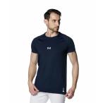  Under Armor бейсбол нижняя рубашка короткий рукав мужской UA нагрев механизм комфорт fitido Short рукав вырез лодочкой рубашка 1384732-410 UNDER ARMOUR