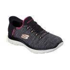 スケッチャーズ SKECHERS ウォーキングシューズ レディース スリップインズ サミッツ 149937W-BKMT