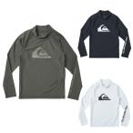クイックシルバー QUIKSILVER ラッシュガード 長袖 ジュニア ALL TIME LR YOUTH キッズ ラッシュガード 長袖 KLY241021