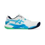 アシックス テニスシューズ オムニ クレー メンズ ゲルレゾリューション9 ワイド OC 1041A378-103 asics