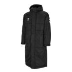 ショッピングベンチコート ヒュンメル ベンチコート 中綿 メンズ パデットロングコート HAW8110 hummel ロング丈 保温 防寒 冬 暖かい スポーツ観戦