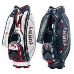 トミーヒルフィガーゴルフ TOMMY HILFIGER GOLF キャディバッグ メンズ カートキャディバッグ エナメルスポーツ THMG4FC2