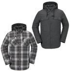 ショッピングvolcom ボルコム VOLCOM スノーボードウェア スノーウェア ジャケット メンズ Insulated Riding Flannel - Heather G1652501