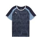  Puma футбол одежда рубашка с коротким рукавом Junior Q1 LIGA графика рубашка JR 660185 06 PUMA