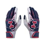 アンダーアーマー 野球 リストバンド ジュニア UA CLEAN UP BATTING GLOVES 6001317-410 UNDER ARMOUR