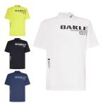 オークリー ゴルフウェア 半袖シャツ メンズ ロゴプリント半袖モックネックSH FOA407677 OAKLEY