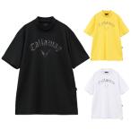 キャロウェイ ゴルフウェア 半袖シャツ メンズ 裏クールカノコロゴ半袖モックシャツ C25134123 Callaway